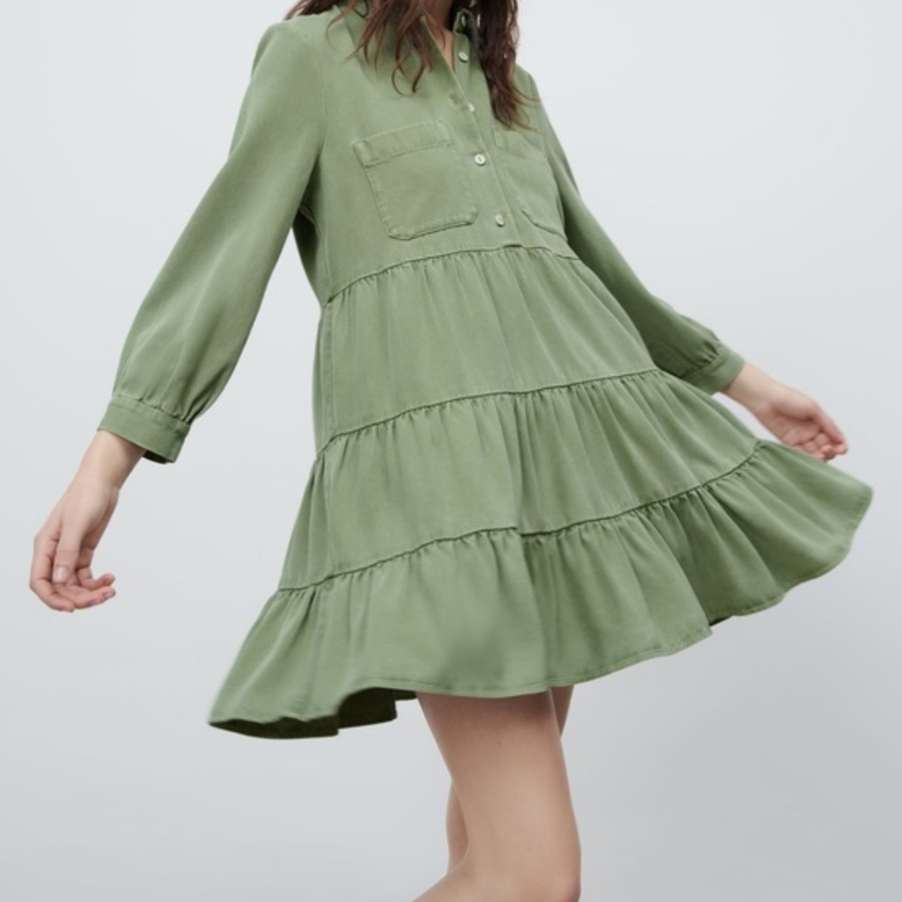 Zara Tiered Mini Dress